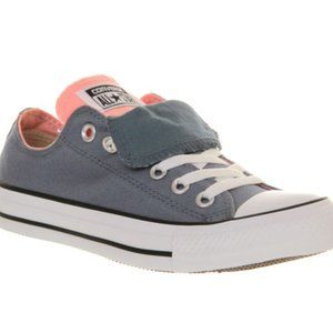 Converse All Star Sneakers (blue and pink)